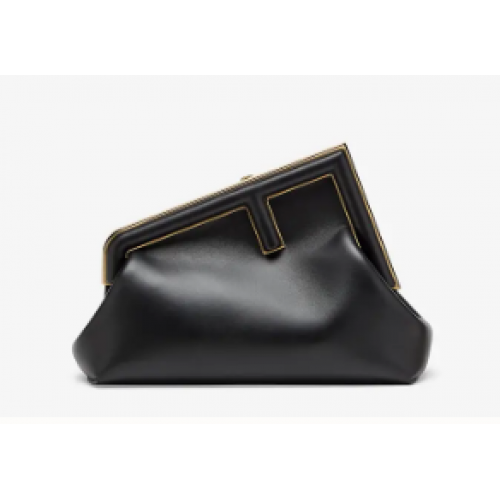 FENDI PREMIER PETIT Sac en cuir noir 8BP129A