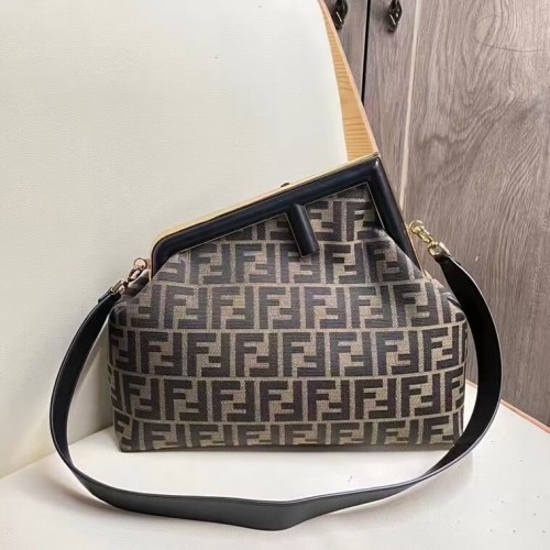 FENDI FIRST sac en tissu 5FB2323 Noir
