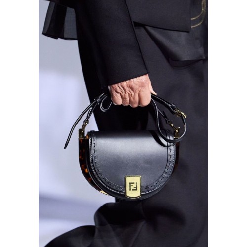 FENDI sac en cuir MOONLIGHT 8BT346A noir