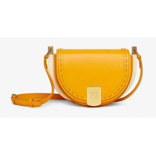 FENDI MOONLIGHT sac en cuir 8BT346A jaune