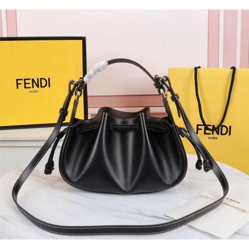 FENDI TOUCH sac en cuir 8BS059 noir