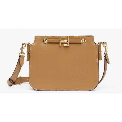 FENDI TOUCH sac en cuir 8BT349AHK2 Beige
