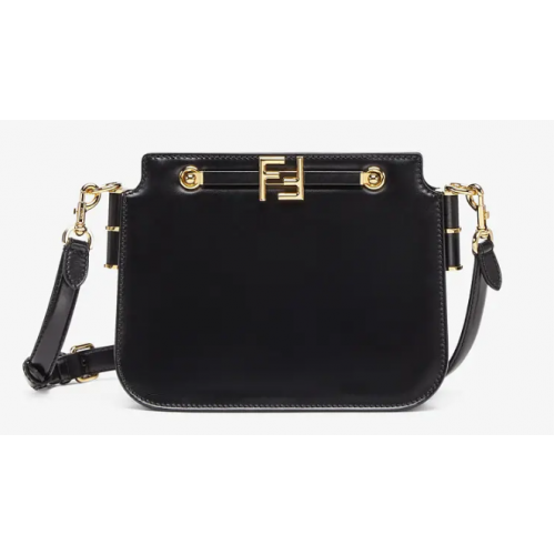 FENDI TOUCH sac en cuir 8BT349AHK2 noir