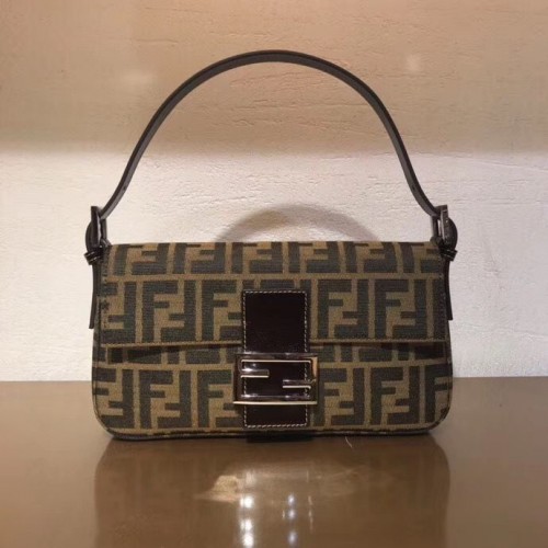 FENDI Vintage BAGUETTE Sac à bandoulière 83018 Marron