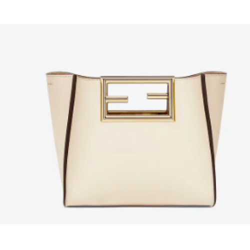 FENDI WAY petit sac en cuir 5FB6846 blanc