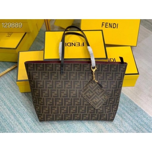 Sac en tissu FENDI 69555 Bordeaux