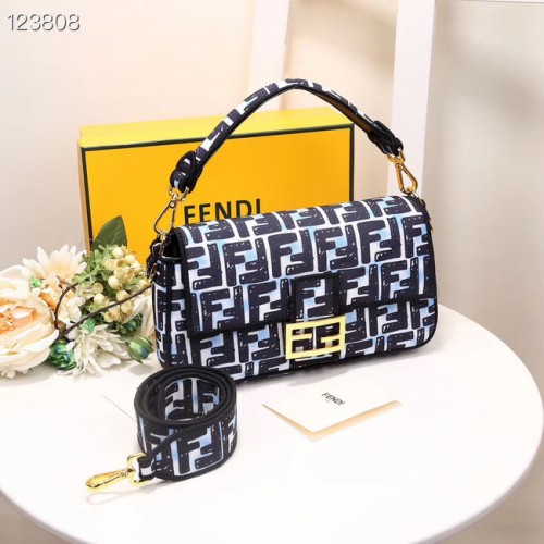 Sac en tissu FENDI 8BR600 noir