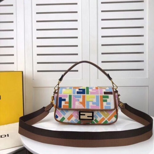 FENDI sac en tissu F0386 Arc-en-ciel