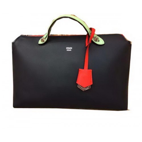 Fendi BY THE WAY Sacs Cuir de veau 55208 Noir