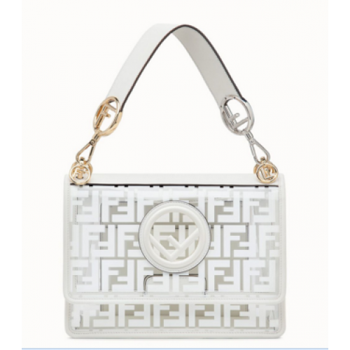 Fendi KAN IF PU sac fourre-tout 8BT284A blanc