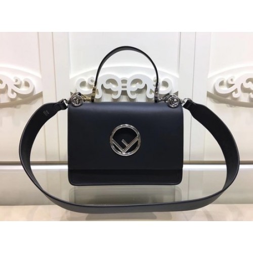 Fendi KAN I Sac en cuir FD2670 Noir