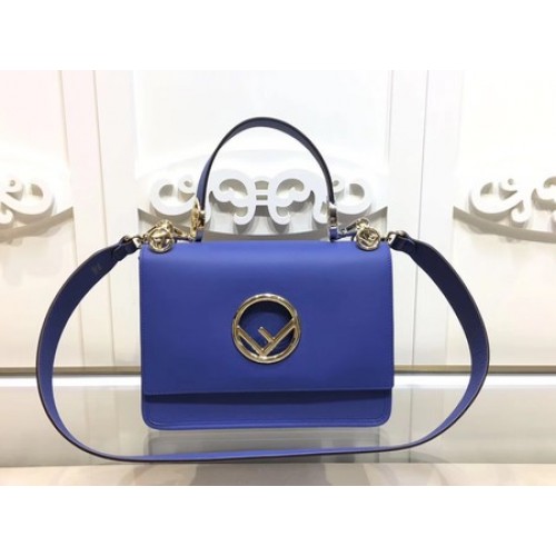 Fendi KAN I Sac en cuir FD2670 Bleu