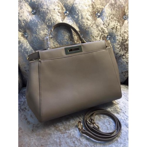 Fendi Peekaboo Bag Cuir De Veau 30340 Gris