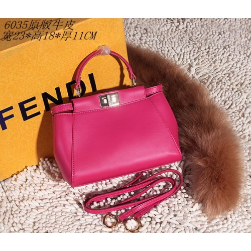 Fendi Sac Coucou Cuir Lisse FD6035 Rose