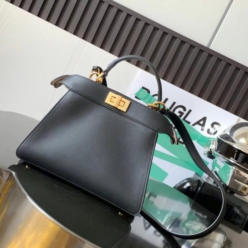 Fendi Peekaboo Iseeu Petit sac en cuir 8BN327A noir