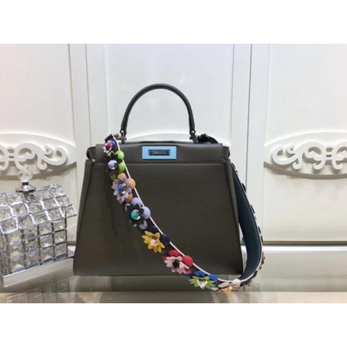 Fendi Peekaboo Petit Sac Cuir De Veau FD26796 Kaki