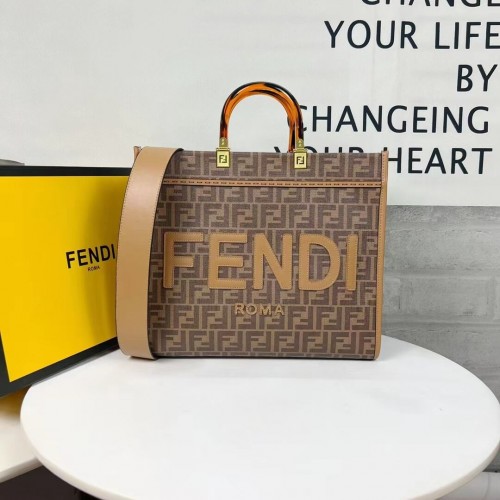 Fendi Tote Fabric Graffiti Print Sac à provisions F0707-4