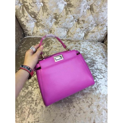 Fendi mini Peekaboo Bag Cuir de veau 30320 Violet