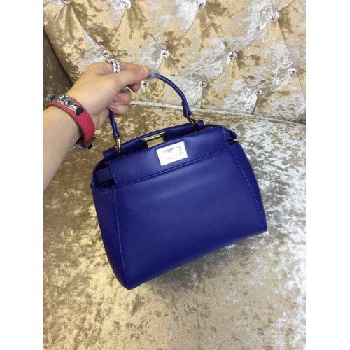 Fendi mini Peekaboo Bag Cuir de veau 30320 Royal