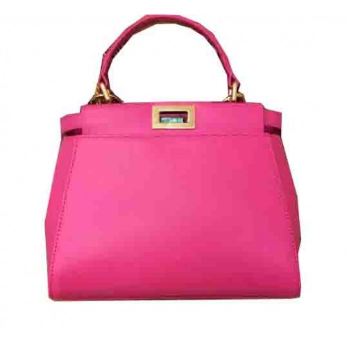 Fendi mini Peekaboo Bag Original Cuir 55211 Rose