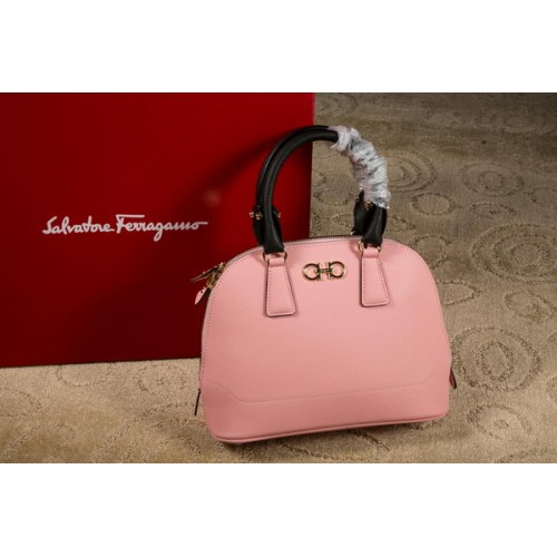 Ferragamo Sac fourre-tout moyen double Gancio 21E703 Rose