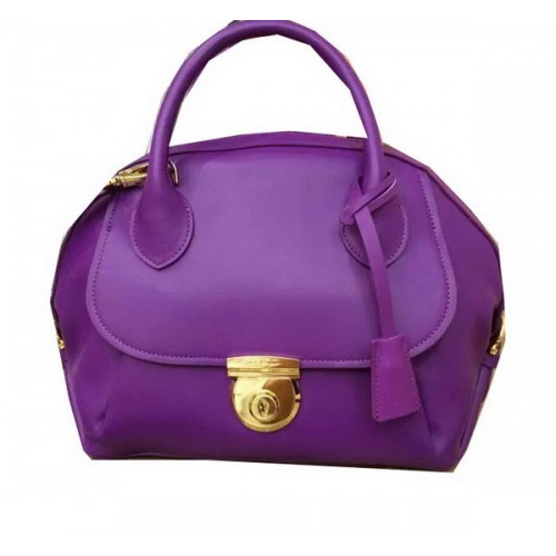 Ferragamo Sac fourre-tout moyen en cuir de veau SF0612 Violet