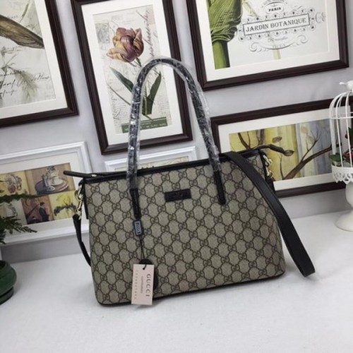 Gucci GG Supreme Sac fourre-tout en toile 353440 Marron