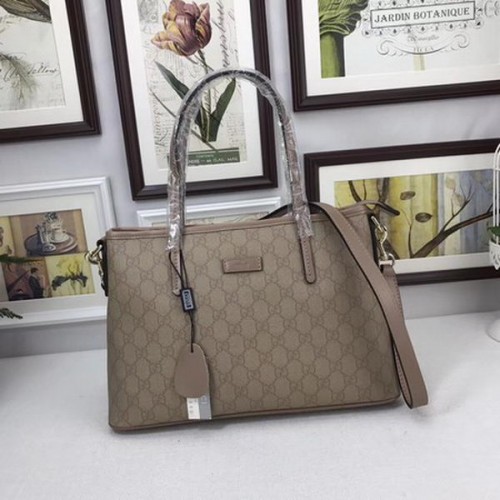 Gucci GG Supreme Sac fourre-tout en toile 353440 Camel