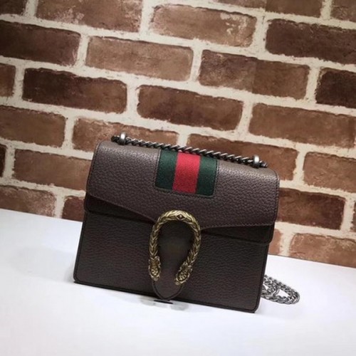 Gucci Dionysus Lichee Pattern Mini Sac à bandoulière 421970 Marron