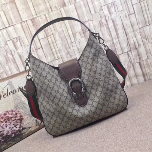 Gucci Dionysus Medium GG Hobo Sac 446687 Marron