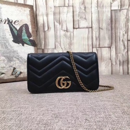 Gucci GG Marmont Mini Sac 488426 Noir