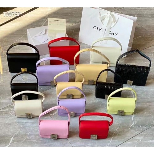 GIVENCHY Original Sac à Bandoulière en Cuir 1863 Noir