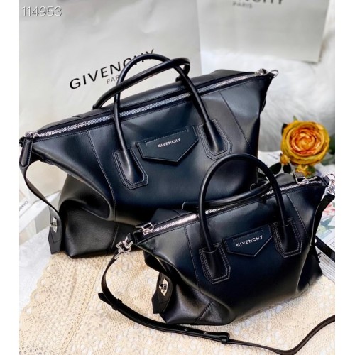 GIVENCHY Sac à bandoulière en cuir d'origine 63188 noir