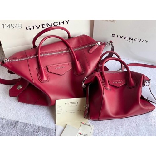 GIVENCHY Original sac à bandoulière en cuir 63188 rouge