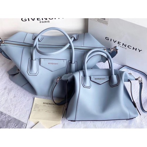 GIVENCHY Sac à bandoulière en cuir d'origine 63188 bleu ciel