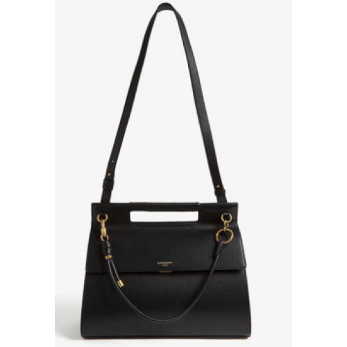GIVENCHY Whip grand sac bandoulière en cuir 37101 noir