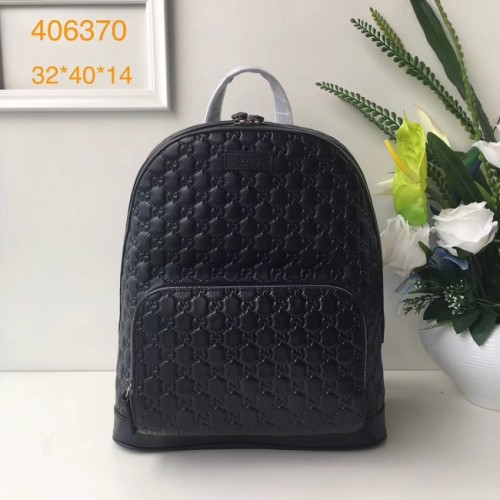 GUCCI GG Soho Sac à dos en cuir 406370 Noir
