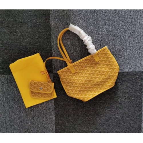 Goyard Cuir De Veau Mini Sac Cabas 6782 Jaune