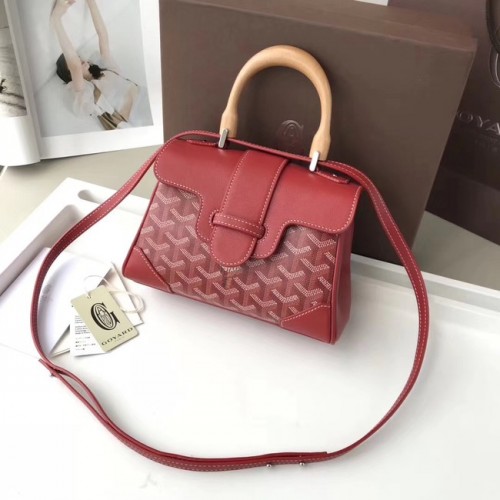 Goyard Cuir De Veau Mini Sac Cabas 9955 Rouge