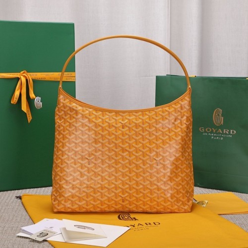 Goyard Sac hobo en cuir de vachette G9983 jaune