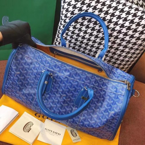 Goyard Canvas Sac de voyage 6958 bleu
