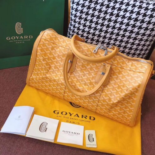 Goyard Canvas Sac de voyage 6958 jaune
