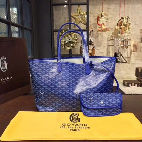 Goyard Y Doodling Sac fourre-tout en cuir de veau 36987 bleu