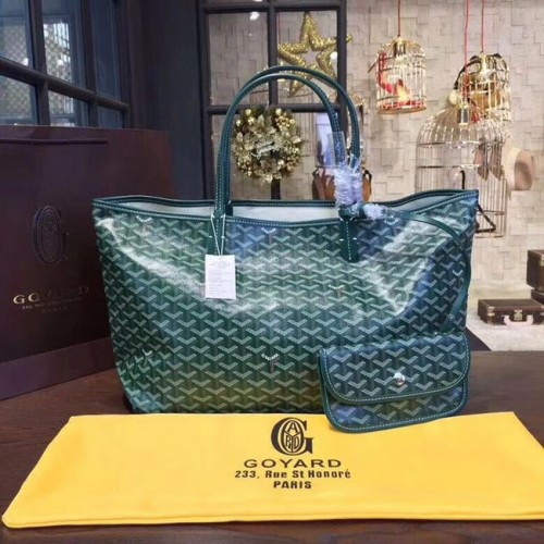 Goyard Y Doodling Sac fourre-tout en cuir de veau 36987 vert
