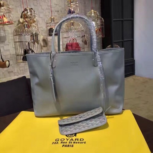 Goyard Y Doodling Sac Cabas En Cuir De Veau 7901 Gris
