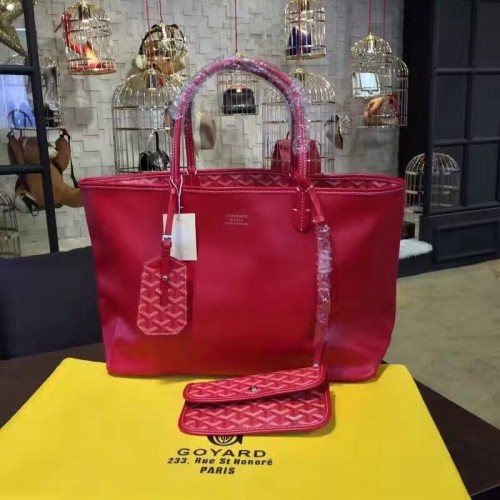 Goyard Y Doodling Sac cabas en cuir de veau 7901 Rose