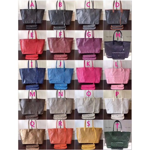 Goyard Y Doodling Sac fourre-tout en cuir de veau 7902