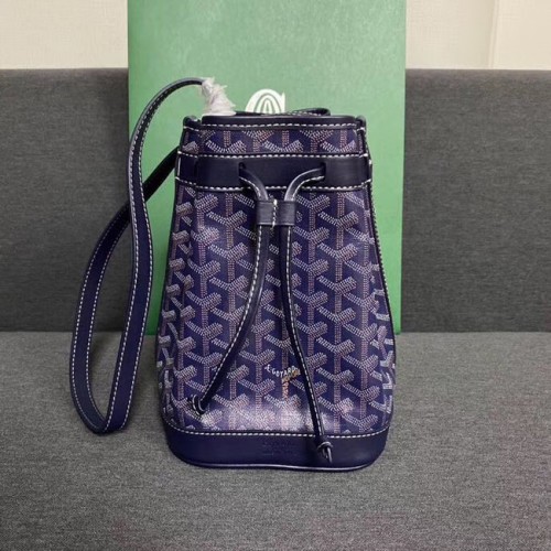 Goyard Petit Flot Sac à Cordon G6959 Bleu Royal
