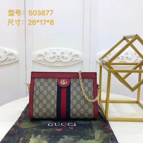 Gucci Ophidia GG Petit sac à bandoulière 503877 Rouge