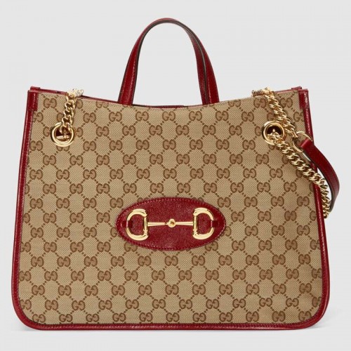 Sac cabas Gucci 1955 Horsebit 621144 rouge